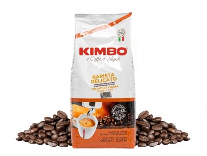 kimbo barista delicato zrnkova kava 1 kg nejkafe cz