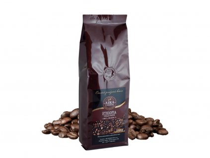 aira coffee ethiopia yirgacheffe zrnkova kava 250 g