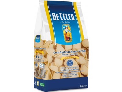 de cecco conchiglioni rigati n 126 500g nejkafe cz