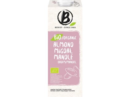 berief bio organic almond 1l nejkafe cz