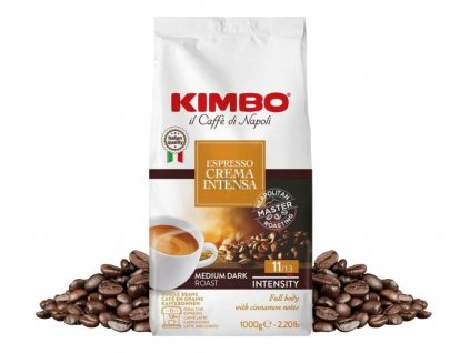 kimbo crema intensa zrnkova kava 1 kg