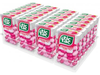 tic tac strawberry mix karton 24ks nejkafe cz