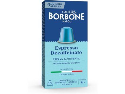 caffe borbone decaffeinato kapsle do nespresso 10ks