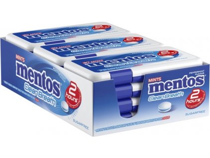 mentos clean breath peppermint karton 12ks nejkafe cz