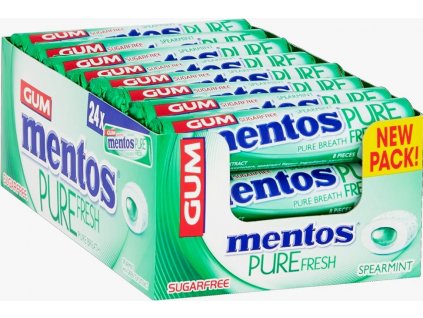 mentos pure fresh karton 24ks nejkafe cz