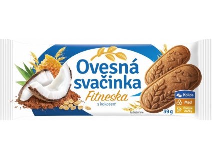 ovesna fitnesska kokos 39g nejkafe cz