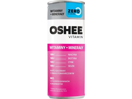 oshee vitamins minerals zero 250ml nejkafe cz