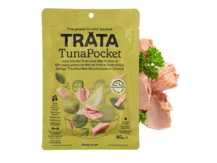 trata kousky tunaka v olivovem oleji 80 g