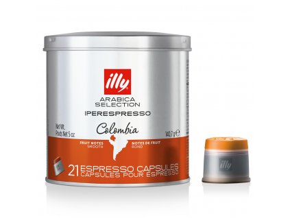 Kávové kapsle Illy IperEspresso Monoarabica Colombia 100% Arabica 21 kusů