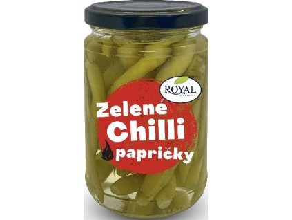 Zelene chilli papriky 280g nejkafe cz