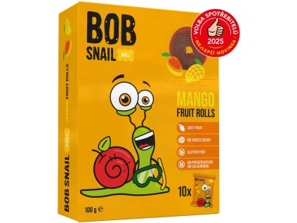 Šnek BOB mangové rolky 100 g