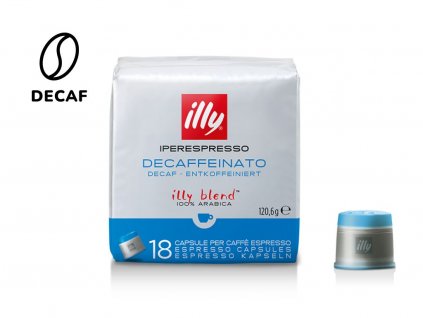 kavove kapsle illy iperespresso decaffeinated bezkofeinova kava 100 arabica 21 kusu