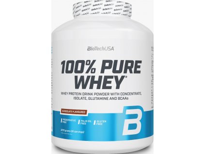 biotech pure whey 100% chocolate 2270g nejkafe cz