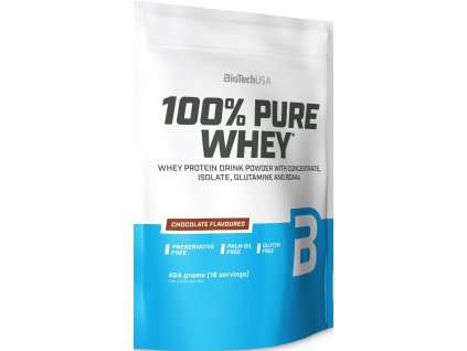 biotech pure whey 100% chocolate 454g nejkafe cz