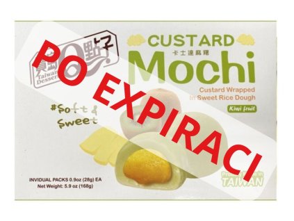 Qmochi Japonské Koláčky s příchutí kiwi PO EXPIRACI 168g