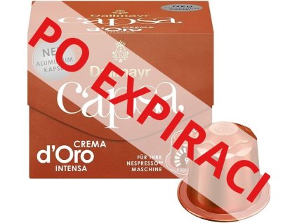 Dallmayr Capsa Crema d'Oro Intensa hliníkové kapsle PO EXPIRACI 10 ks
