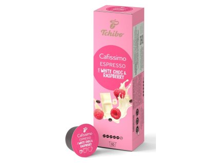 Kapsle Tchibo Cafissimo Espresso White Choc & Raspberry 10 kusů