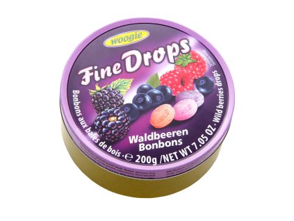 Woogie Fine Drops Lesní plody 200g