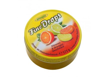 Woogie Fine Drops Citron & Pomeranč 175g