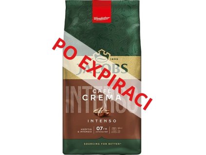Jacobs Cafe Crema Intenso zrnková káva PO EXPIRACI 1 kg