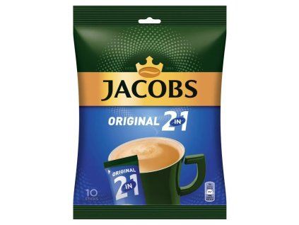 Jacobs Original 2v1 Instantní káva 10 x 14g