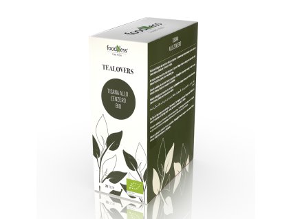 FoodNess Tealovers Tisana allo Zenzero 20 sáčků 40 g