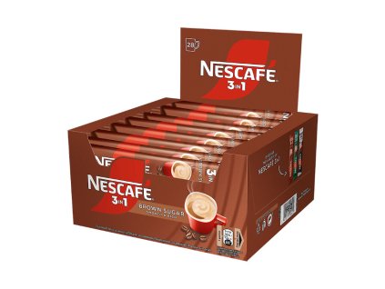 Nescafe 3v1 Intantní káva s třtinovým cukrem 28x16,5g