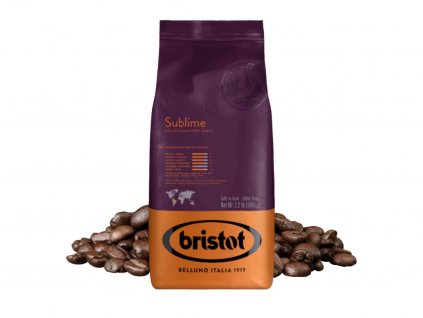 bristot sublime zrnkova kava 1 kg nejkafe cz