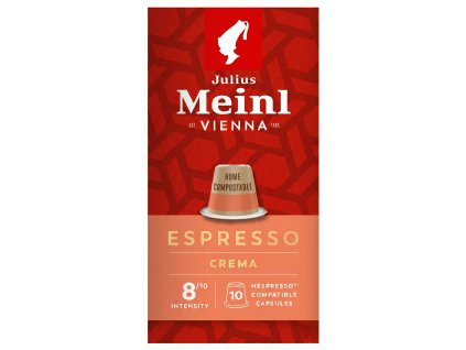 Kompostovatelné kávové kapsle Julius Meinl INSPRESSO Espresso Crema do Nespresso 10ks
