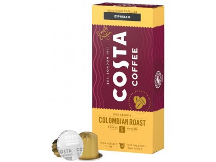 costa coffee colombian nespresso nejkafe