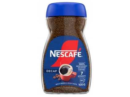 instantni kava nescafe classic decaf bezkofeinova 100g