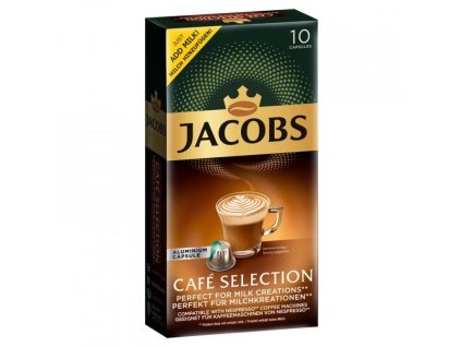 jacobs cafe selection 10 hlinikovych kapsli kompatibilnich s kavovary nespresso