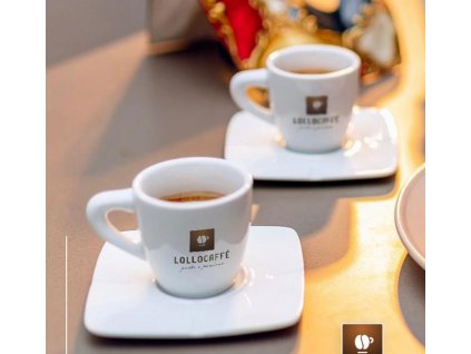 Šálek na kávu s podšálkem LOLLO Caffe 1ks