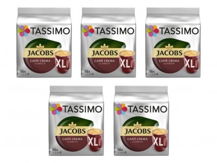 tassimo jacobs caffe crema xl karton 5 baleni