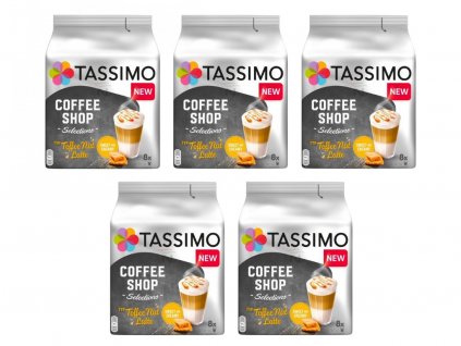 tassimo toffee nut latte 16 kusu karton 5 baleni