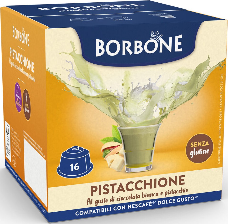 Caffé Borbone Pistacchione kapsle do Dolce Gusto 16ks Nejkafe
