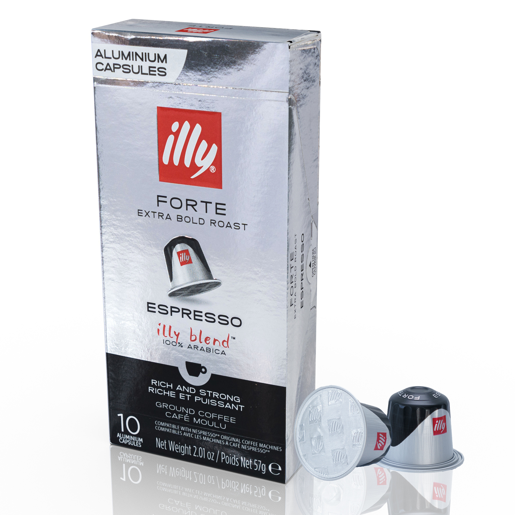 Hlinikove Kapsle Illy Forte Extra Bold Roast Do Nespresso 10ks Nejkafe