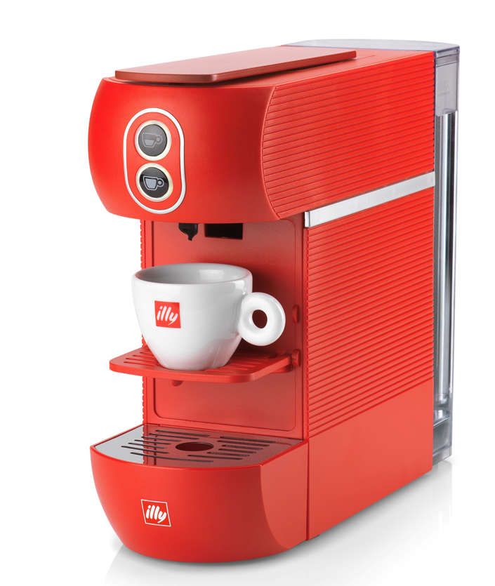 Kávovar Illy EASY E.S.E. barva přístroje: červená
