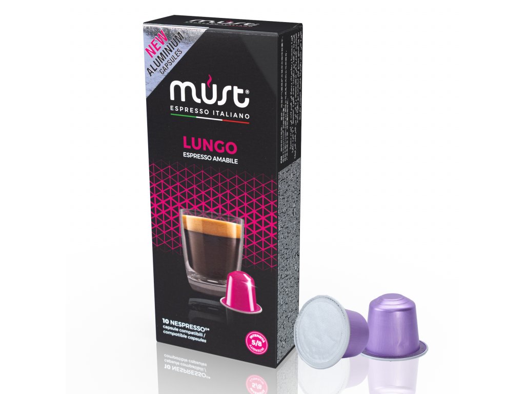 LUNGO AMERICANO NESPRESSO ALUMINIUM CAPSULES 10CT