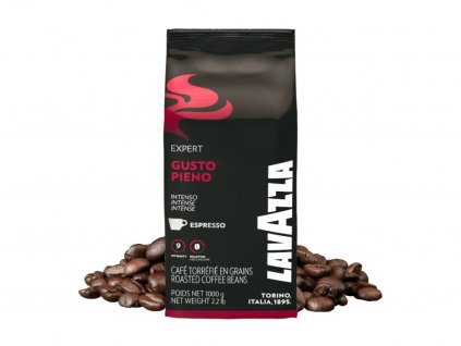 zrnkova kava lavazza gusto pieno 1kg nejkafe cz