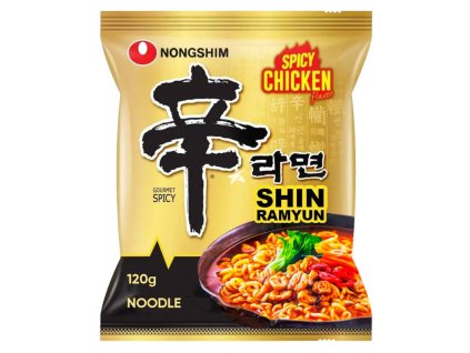 nongshim shin ramyun spicy chicken extra paliva 120g nejkafe cz