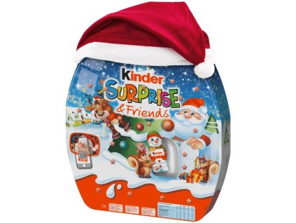 ferrero kinder adventni kalendar s cepici 370g nejkafe cz