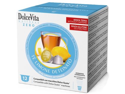 Dolce Vita čaj Deteinato s citronem do Dolce Gusto 12 kusů kapslí