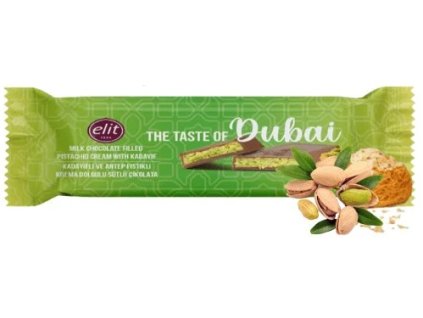 Elit Dubai Pistachio Milk Chocolate 30g