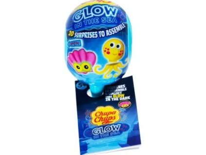 Chupa Chups Surprise Glow in the sea lízátko 12 g
