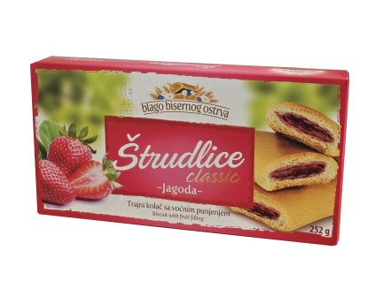 Štrúdličky jahoda 252g