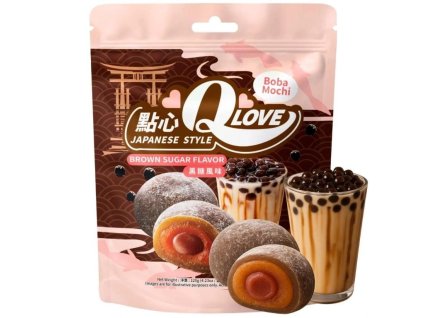 Qlove Japonské Koláčky Boba Brown Sugar 120g