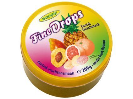Woogie Fine Drops Exotic bonbóny 200g