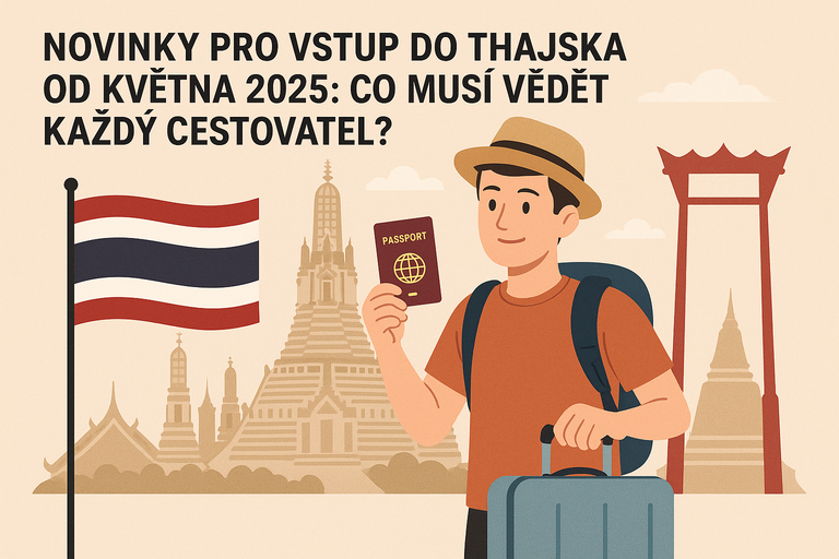 Novinky pro vstup do Thajska od května 2025: Co musí vědět každý cestovatel?