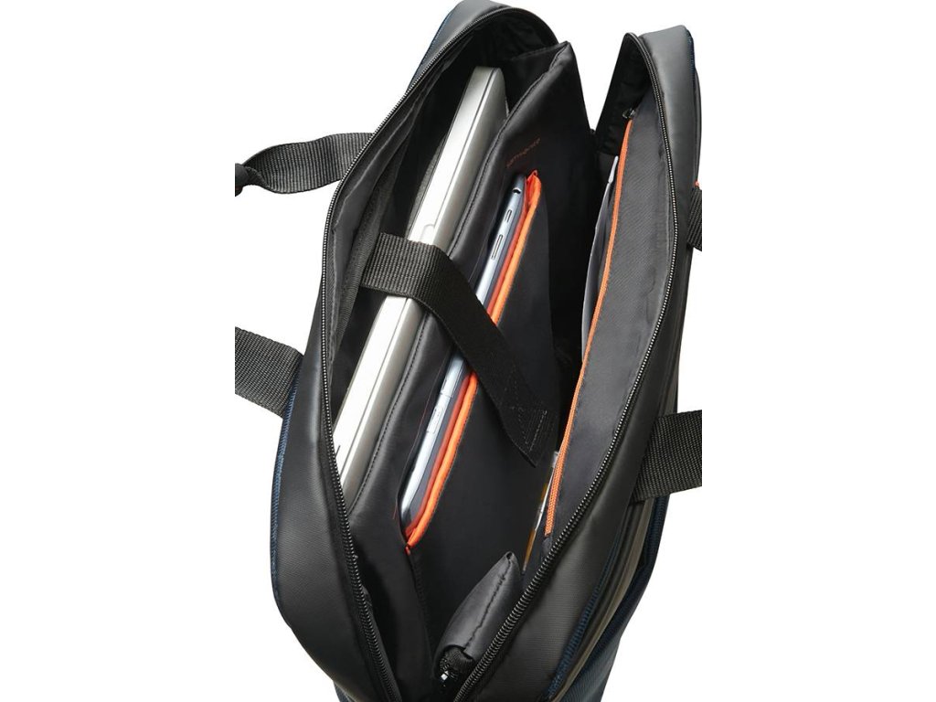 Samsonite QIBYTE LAPTOP BAG 15.6'' BLUE nejkufry.cz